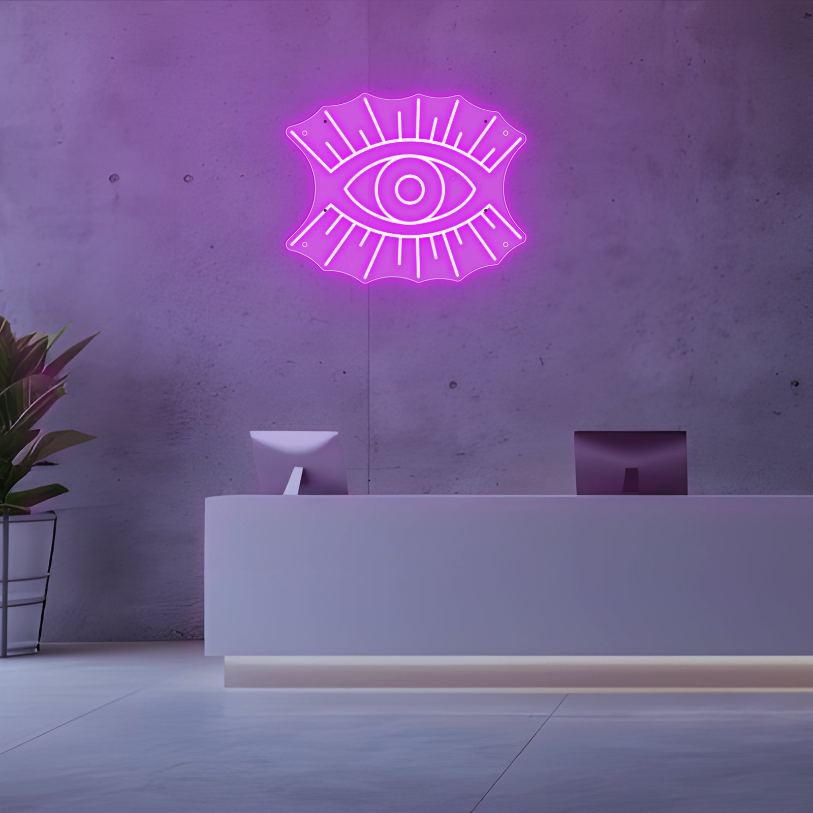 Custom Business Logo Neon