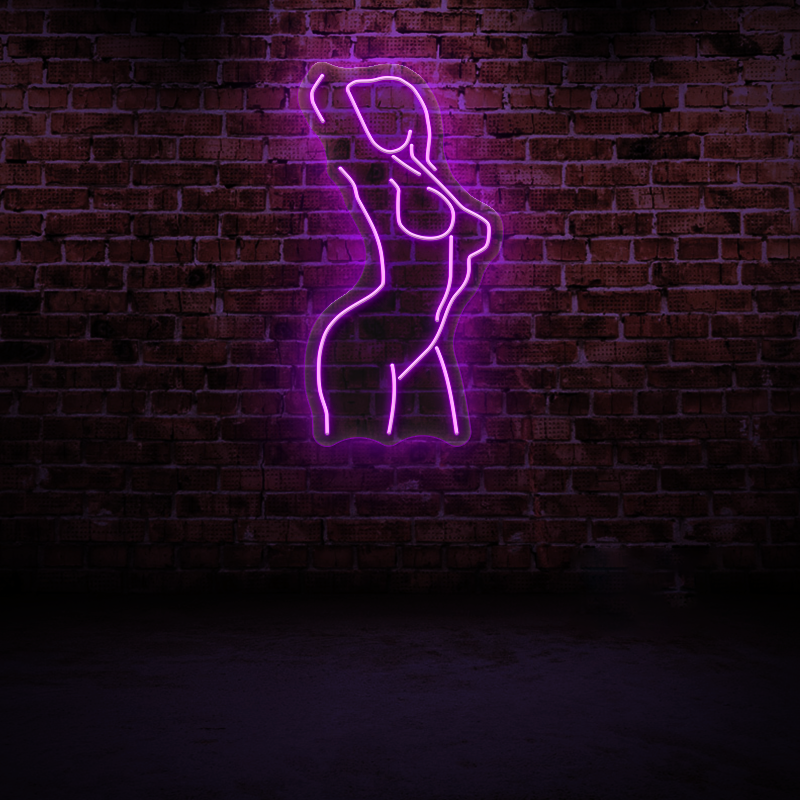 Girl's body Neon sign