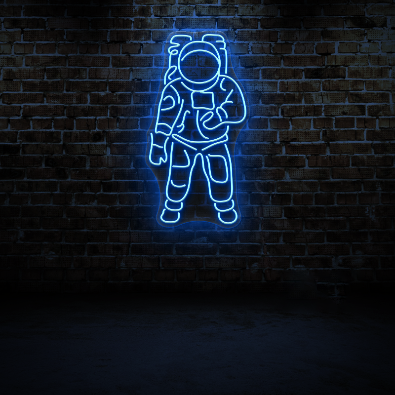 Astronaut Neon sign Cosmonaut LED Neon sign kids room wall decoration