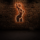 Girl's body Neon sign