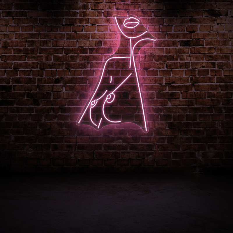 Sexy girl body Neon sign