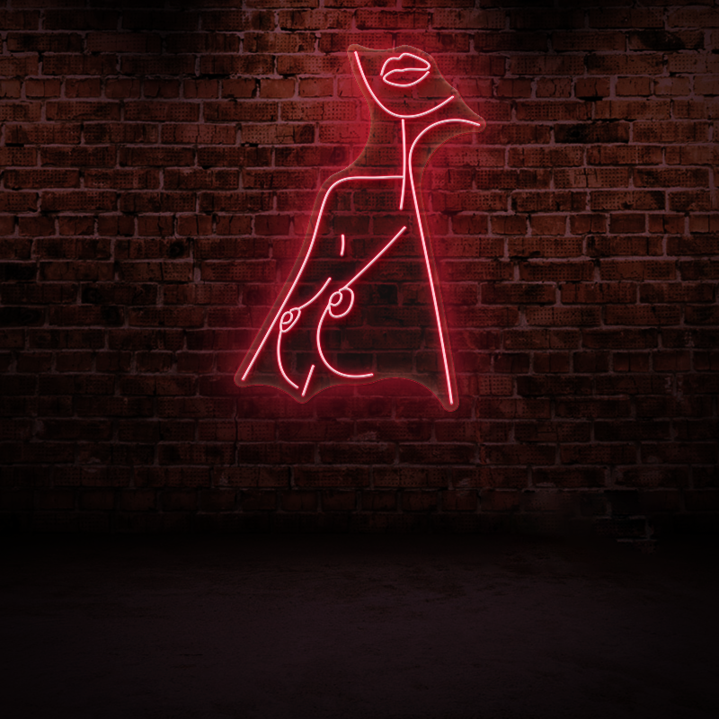 Sexy girl body Neon sign