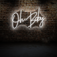 Oh Baby kids room Neon sign