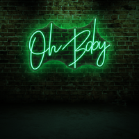 Oh Baby kids room Neon sign