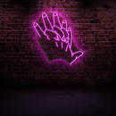 Hand in hand Neon sign