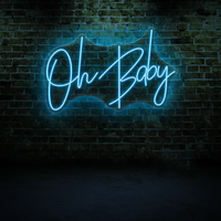 Oh Baby kids room Neon sign