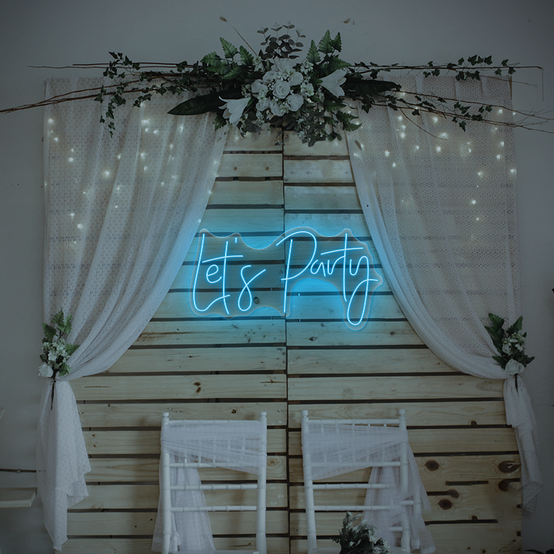 Let`s party Neon sign