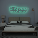 To the moon and back Neon sign