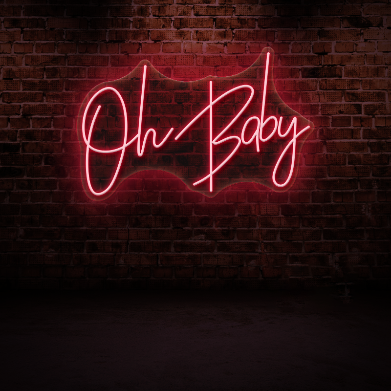 Oh Baby kids room Neon sign