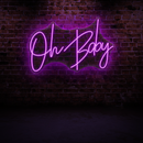 Oh Baby kids room Neon sign