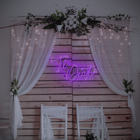 Til Death Neon sign