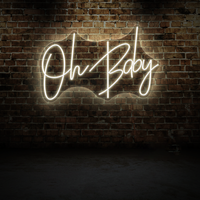 Oh Baby kids room Neon sign